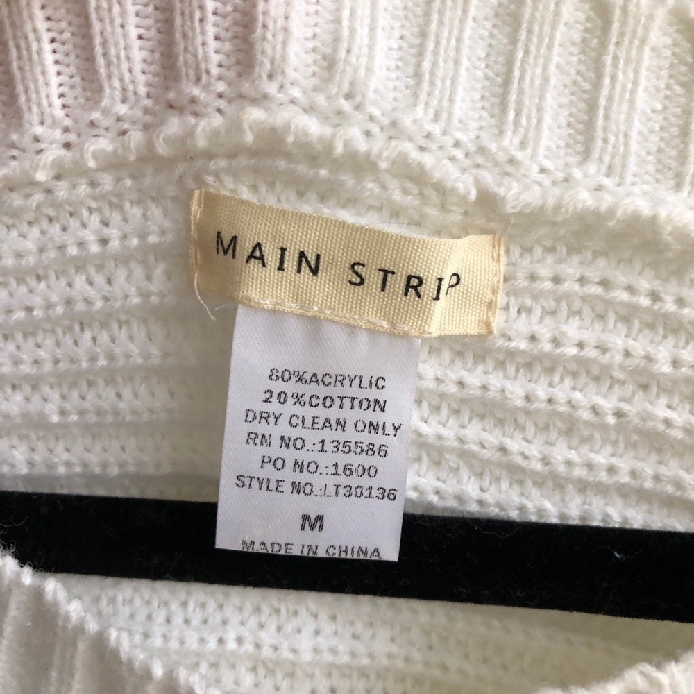 Main Strip Ruffle Sleeve Sweater - Picture 5 of 5